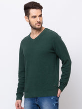 V Neck Solid Sweater